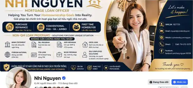 Kênh Facebook của Nhi Nguyen
