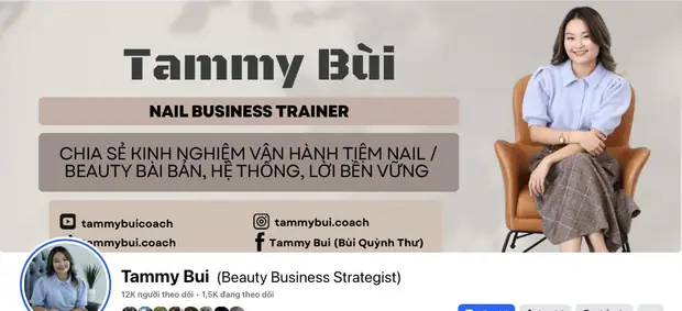 Kênh Facebook của Tammy Bui